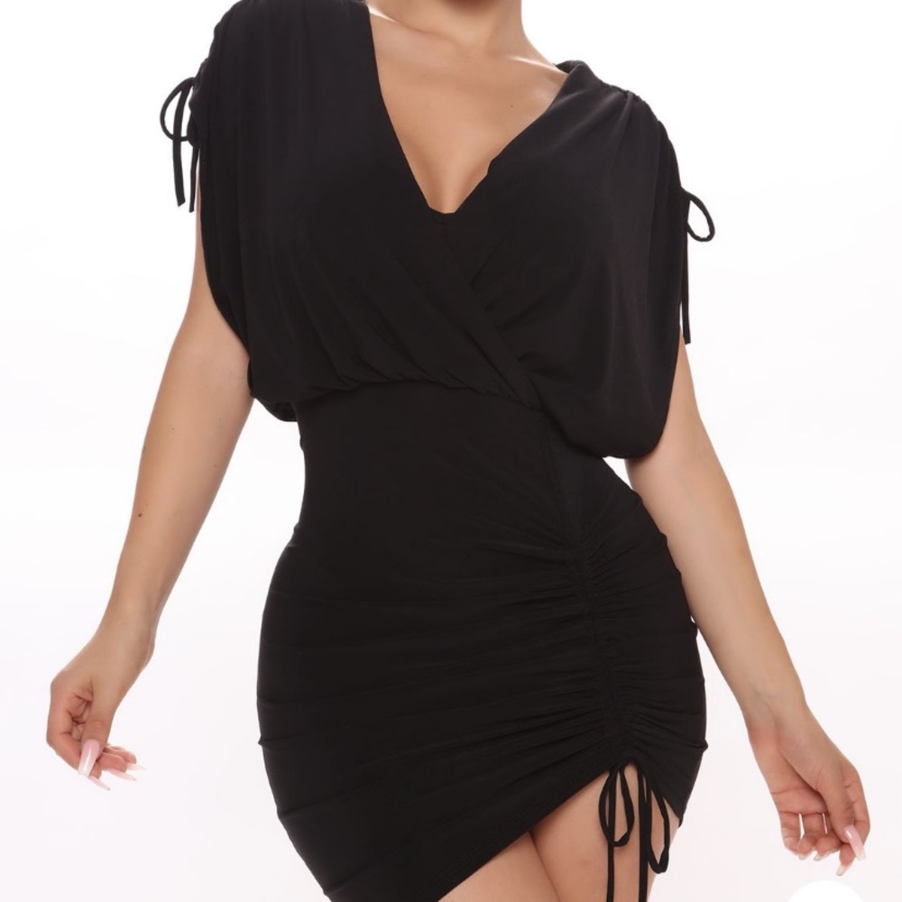Fashion Nova Ruched mini dress NWT!
